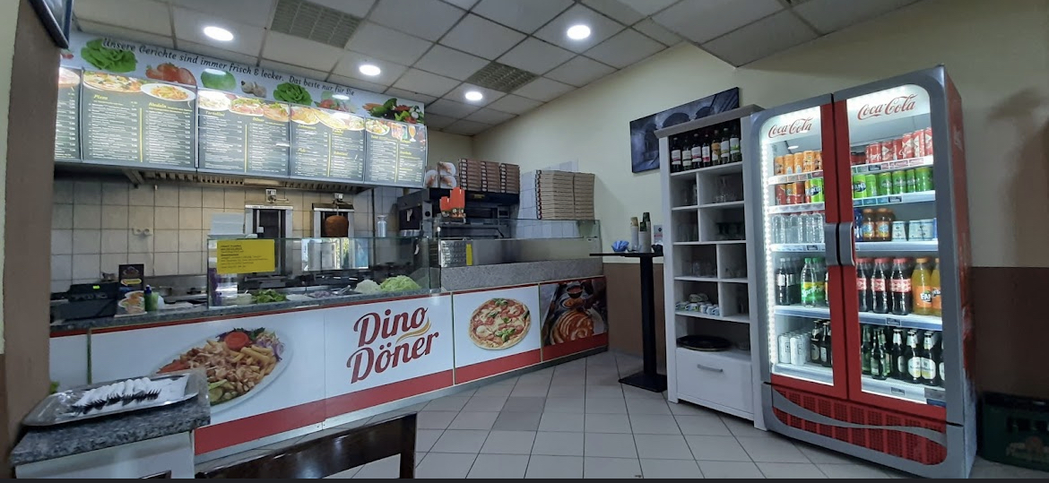 Die Theke von Dino Döner in Elmshausen